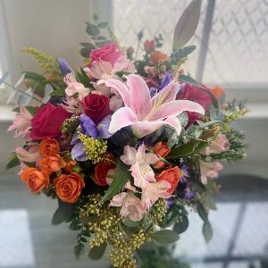 Bougie girl Vase arrangement