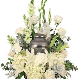 Eternal Peace Urn Cremation Flowers  (urn not included)