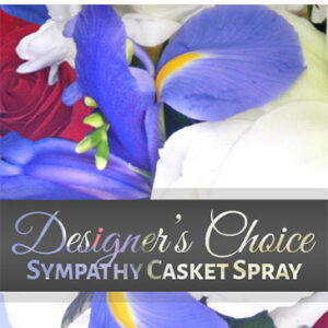 Sympathy Casket Spray Designer's Choice